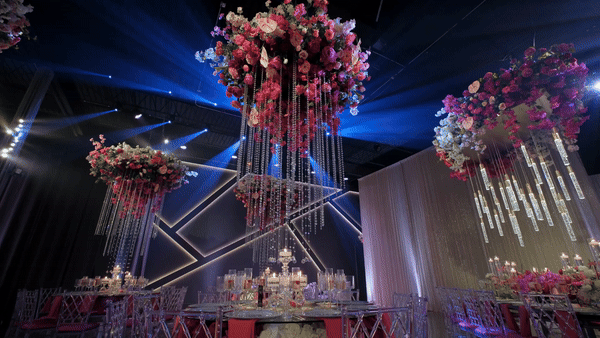 Luxury wedding reception